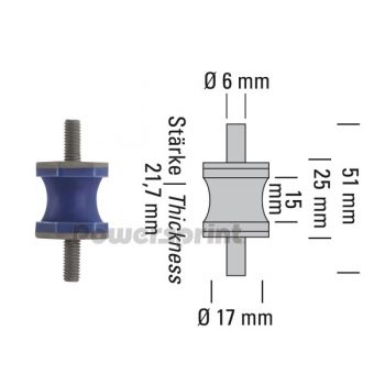 Preview: 909865 High Performance exhaust mounting part Preview: 909865 High Performance exhaust mounting part