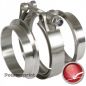 Preview: Doppel-T Spezial-Schnellverschluss-Bandschellen Set Ø 63.5 mm