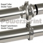 Preview: Doppel-T Spezial-Schnellverschluss-Bandschellen Set Ø 63.5 mm