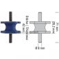 Preview: 909866 Silikon Auspuffgummi, verstärkt