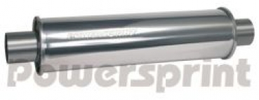 Universal Schalldämpfer rund - Ø 63.5 mm - Gesamtlänge 470 mm