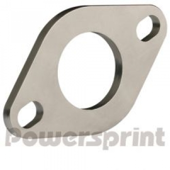 Twin hole flange 8mm, pipe aperture 38mm