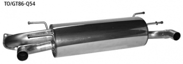 Bastuck Rear Silencer Toyota GT86
