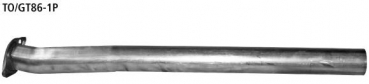 Bastuck Tube replacing front silencer Toyota GT86 (without TÜV approval)