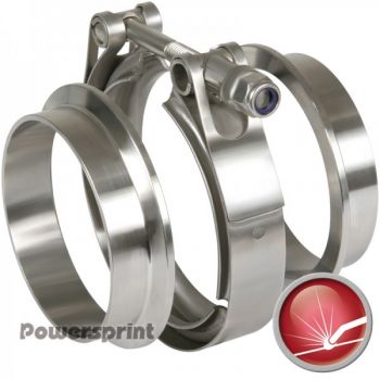 Doppel-T Spezial-Schnellverschluss-Bandschellen Set Ø 55 mm