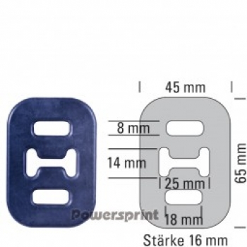 909915 High Performance exhaust mounting part
