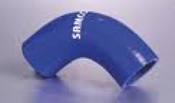 Samco Sport Silikon 90° Krümmer Durchmesser 76mm blau 