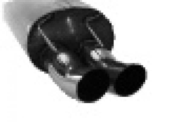 Bastuck Stainless Steel Exhaust 63mm Renault Twingo 1, Rund 2x76mm DTM
