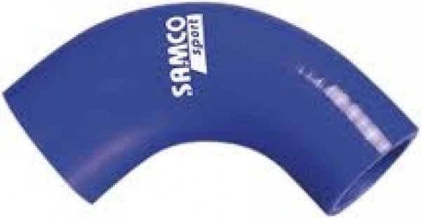 Samco Sport Silikon 90° Reduzierkrümmer 76-63mm blau 