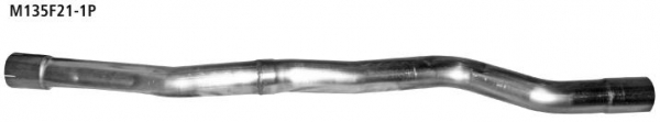 Bastuck Tube replacing front silencer BMW M135 F20/F21 (without TÜV approval)