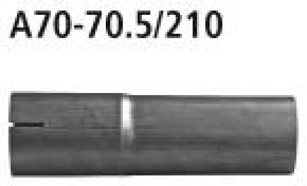 Bastuck Clio 4 RS Adaptor tube replacing catalyst on complete system to Ø 70,5 mm