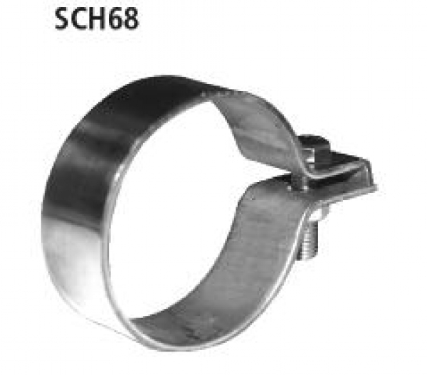Bastuck Stainless steel clamp Ø 68-73 mm Toyota GT86
