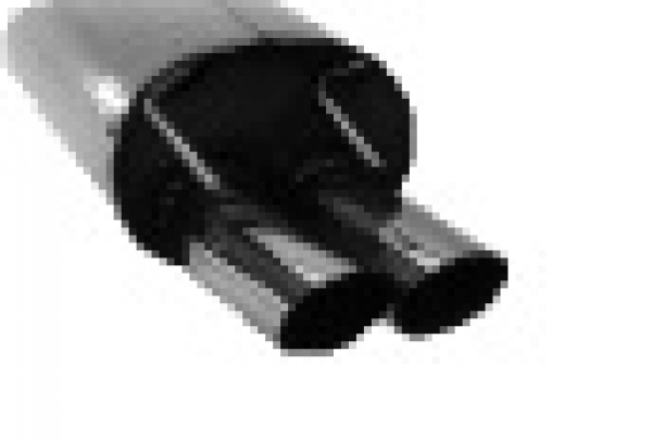 Bastuck Stainless Steel Exhaust 63mm Renault Twingo 1, Rund 2x76mm