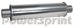 Universal Schalldämpfer rund - Ø 89 mm - Gesamtlänge 470 mm
