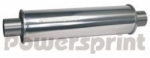 Universal Schalldämpfer rund - Ø 55 mm - Gesamtlänge 570 mm